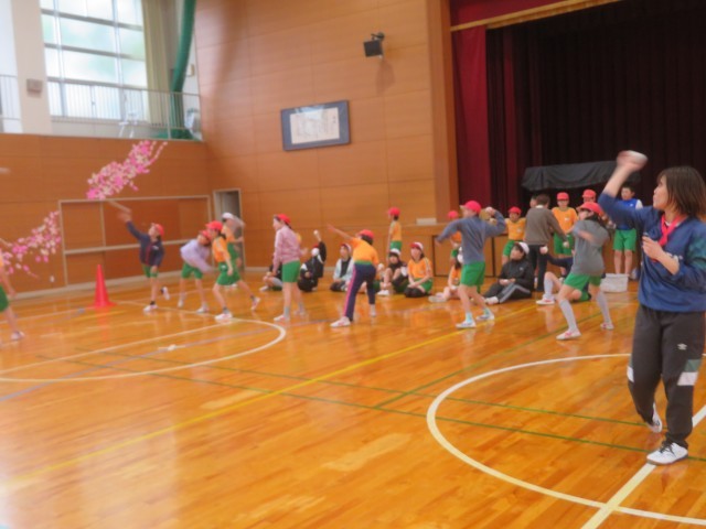 ６年１組　体育